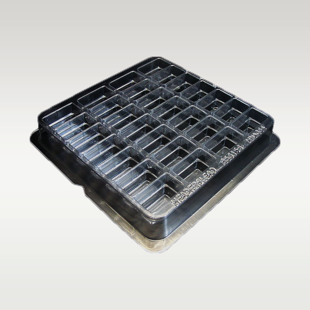 thermoformed tray electronic industrial clear color lamphun plastpack (lpp)